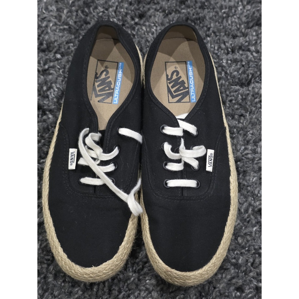 Vans Authentic Platform Espadrille Unisex Sneakers Size 7 Mens/8.5 Womens
